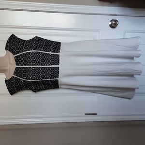 Cato Black & White Dress